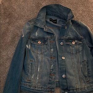 Stradivarius Classic Blue Denim Jacket